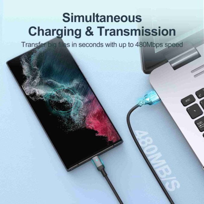 JOYROOM USB-C til USB-C 100W kabel, 2m - Bilde 11