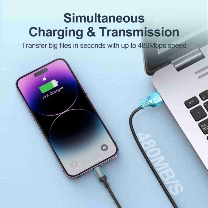 JOYROOM Ekstraordinær 20W USB-C til 8-pin Kabel, 2m - Bilde 5