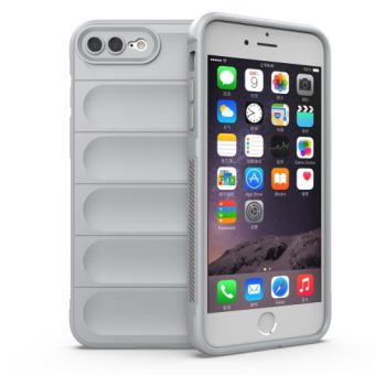 Magic Shield TPU-etui for iPhone SE 2022 / SE 2020 / 8 / 7 - Lys grå