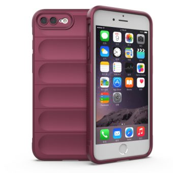 Magic Shield TPU-etui for iPhone SE 2022 / SE 2020 / 8 / 7 - Vin rød