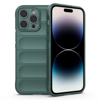 Magic Shield TPU-etui for iPhone 14 Pro - Grønn