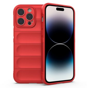 Magic Shield TPU-etui for iPhone 14 Pro - Rød