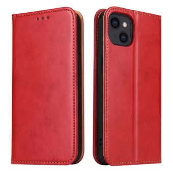 Lommebok etui for iPhone 14 Plus (PU-Lær) - Rød