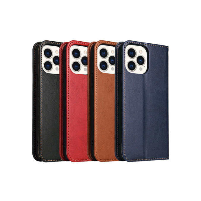Lommebok etui for iPhone 14 Pro (PU-Lær)