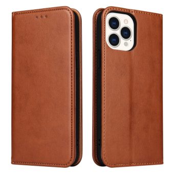 Lommebok etui for iPhone 13 Pro Max (PU-Lær) - Brun