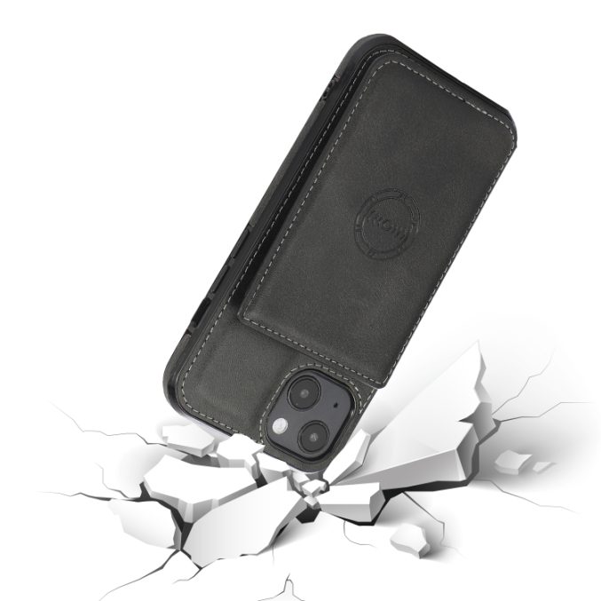 Stilig Magnetisk Etui med Kalveskinnstekstur for iPhone 13 - Bilde 9