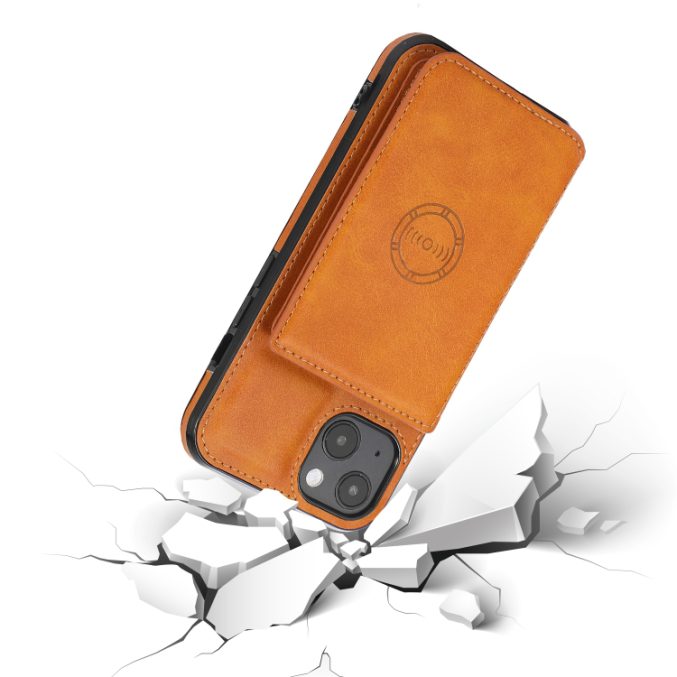 Stilig Magnetisk Etui med Kalveskinnstekstur for iPhone 13 - Bilde 3