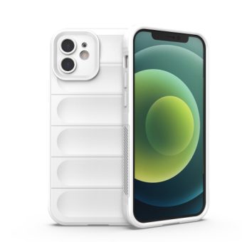 Magic Shield TPU-etui for iPhone 12 - Hvit