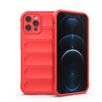 Magic Shield TPU-etui for iPhone 12 Pro - Rød
