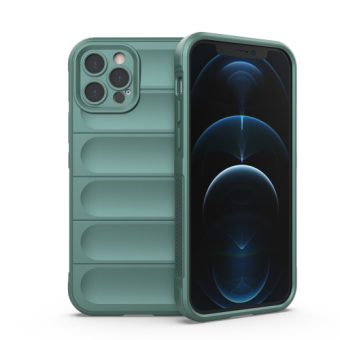 Magic Shield TPU-etui for iPhone 12 Pro Max - Grønn