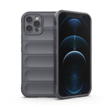 Magic Shield TPU-etui for iPhone 12 Pro Max - Grå
