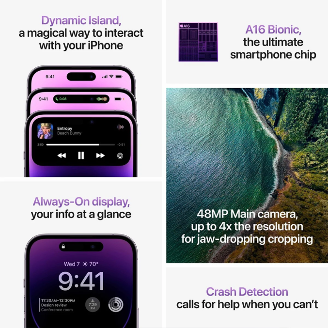Apple iPhone 14 Pro litt brukt i utmerket stand
