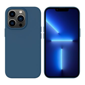 iPhone 13 Pro Max Silikon MagSafe mobildeksel - Mørk blå