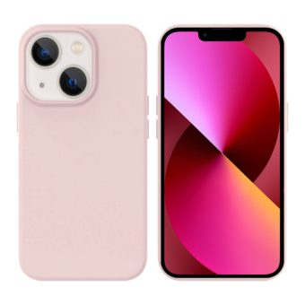 iPhone 15 Pluss Silikon MagSafe mobildeksel - Lys rosa