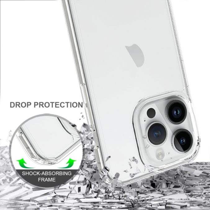 Deksel til iPhone 15 Pro Max (6,7″) – gjennomsiktig - Bilde 3