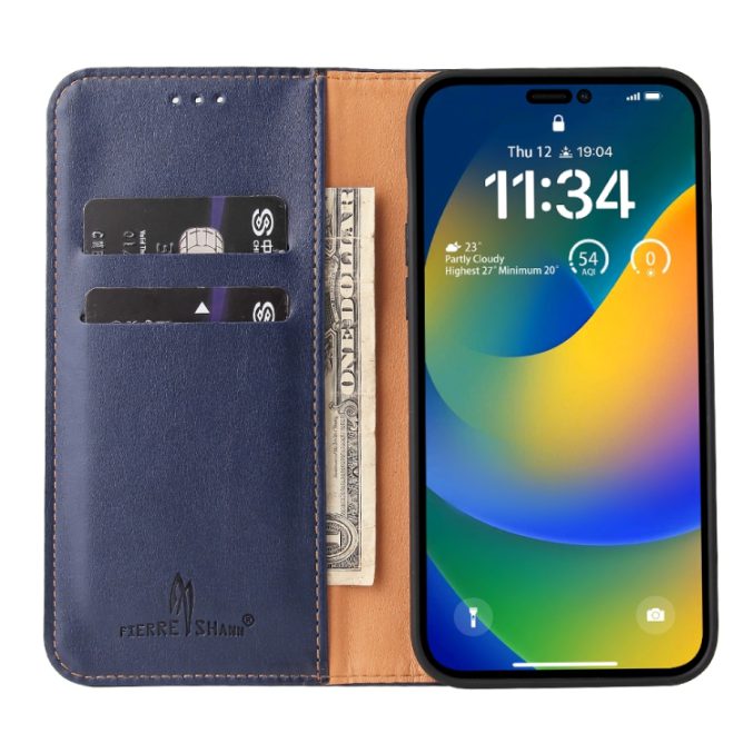 Lommebok etui for iPhone 15 Pro Max (PU-Lær) - Bilde 10