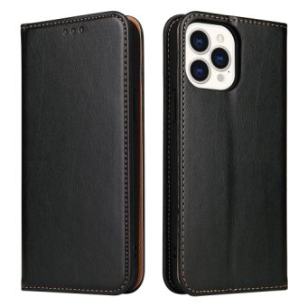 Lommebok etui for iPhone 15 Pro Max (PU-Lær) - Sort