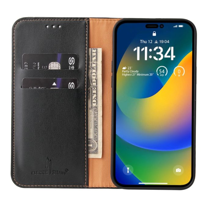 Lommebok etui for iPhone 15 Pro Max (PU-Lær) - Bilde 16