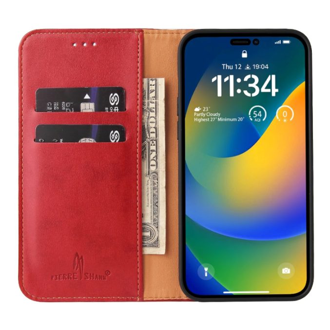 Lommebok etui for iPhone 15 Pro Max (PU-Lær) - Bilde 22