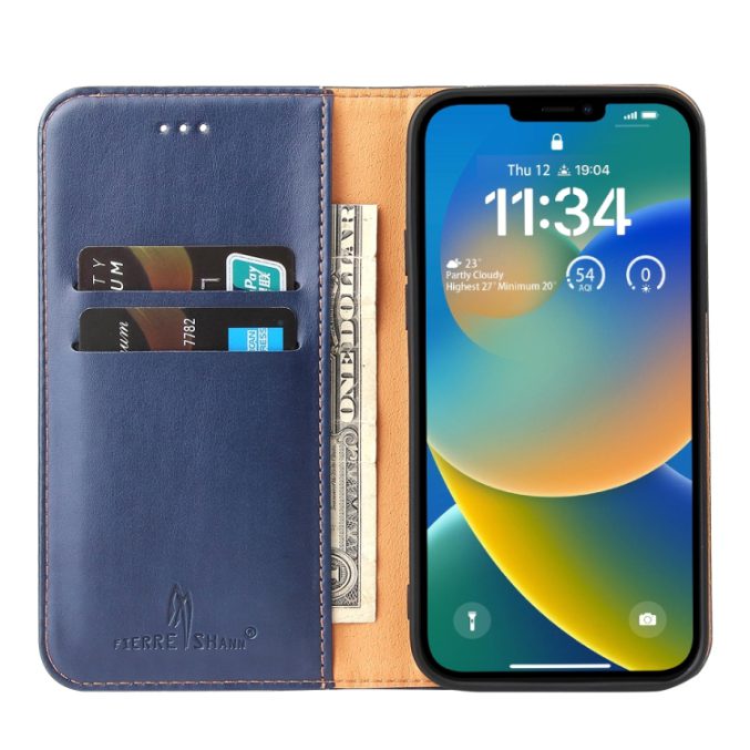 Lommebok etui for iPhone 15 Plus (PU-Lær) - Bilde 15