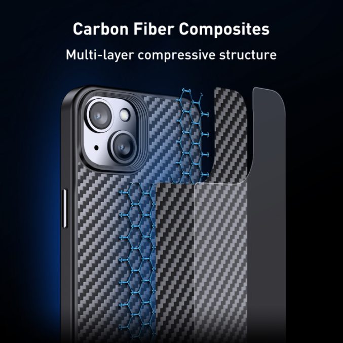 Magsafe karbonfiber deksel for iPhone 16 - Bilde 4