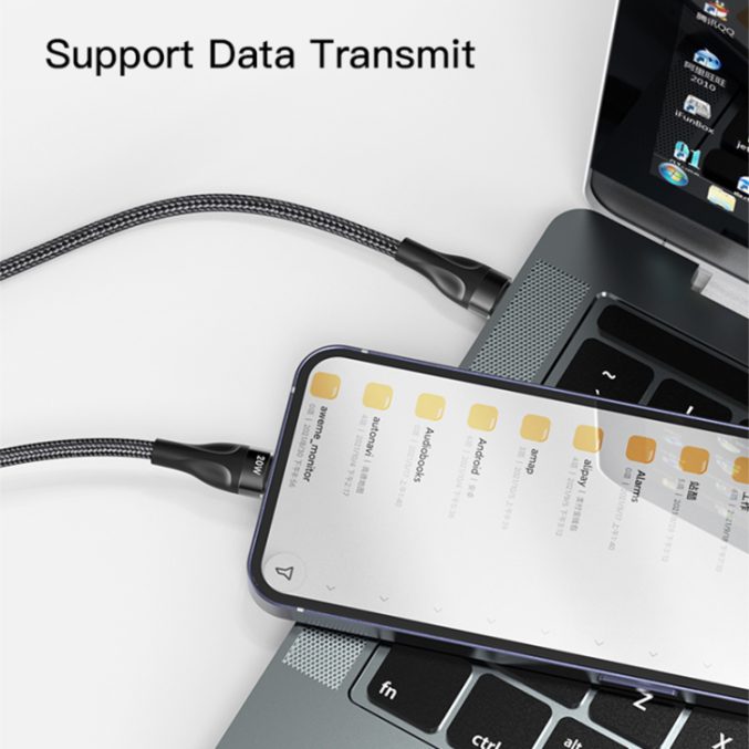 Yesido 2 i 1 USB-C til USB-C + Lightning Kabel (1,2m) - Bilde 7