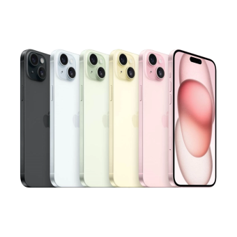 Apple iPhone 15 serien brukt mobiltelefon frontvisning