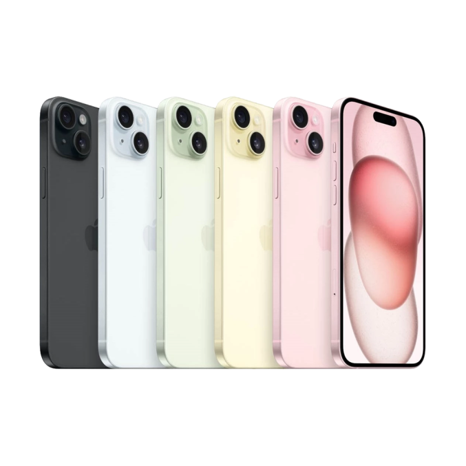 Apple iPhone 15 serien brukt mobiltelefon frontvisning