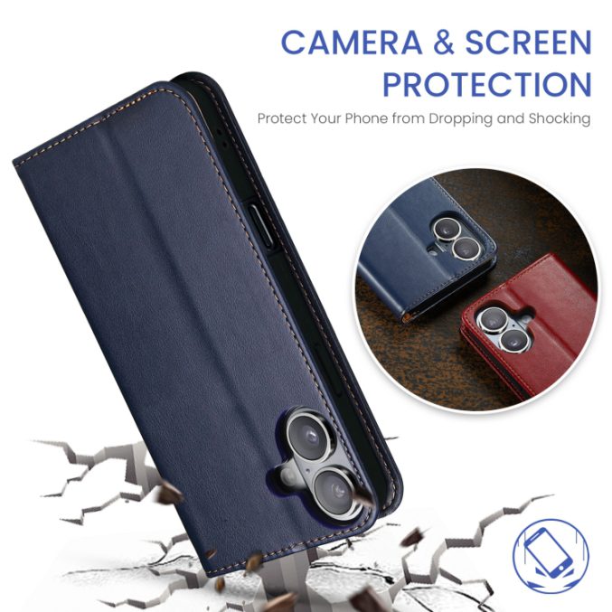 Lommebok etui for iPhone 16 Pro (PU-Lær) - Bilde 15