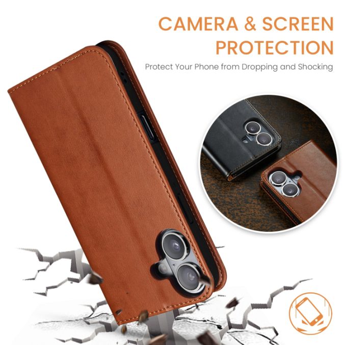 Lommebok etui for iPhone 16 Pro (PU-Lær) - Bilde 21