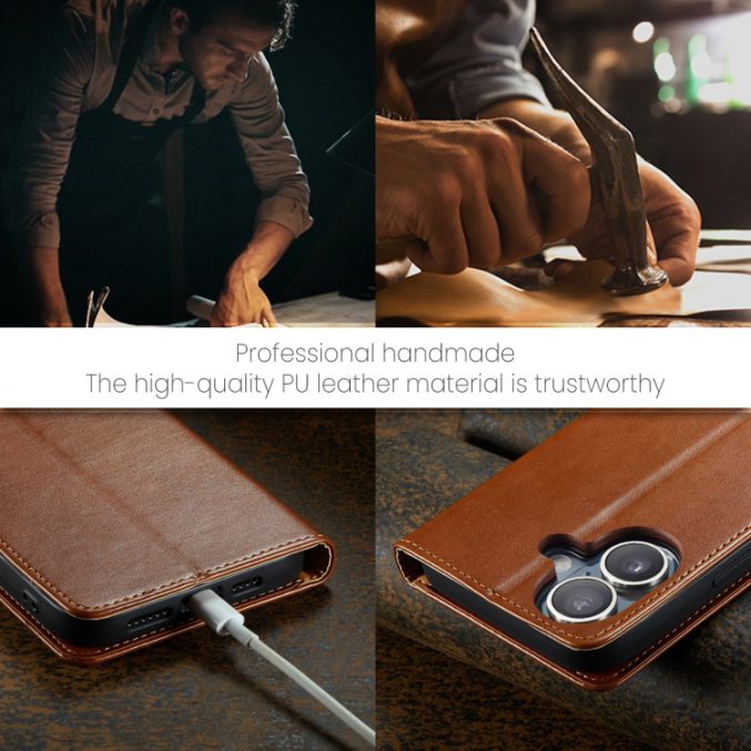 Lommebok etui for iPhone 16 Pro (PU-Lær) - Bilde 25