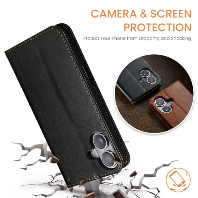 Lommebok etui for iPhone 16 Pro (PU-Lær) - Bilde 9
