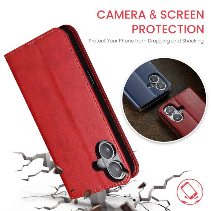 Lommebok etui for iPhone 16 Pro (PU-Lær) - Bilde 3