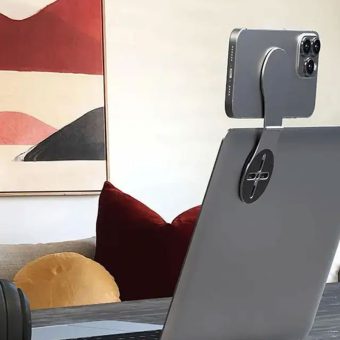 Sammenleggbar mobilholder – Kompatibel med MagSafe (Sort)