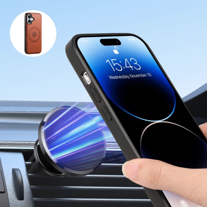 Skinnetui med MagSafe – Avtakbar lommebok for iPhone 16 Plus - Bilde 6