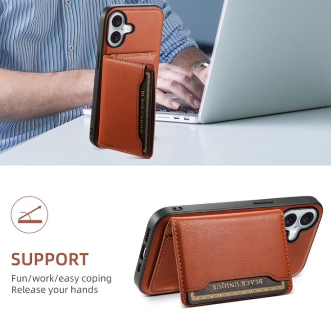 Skinnetui med MagSafe – Avtakbar lommebok for iPhone 16 Plus - Bilde 8