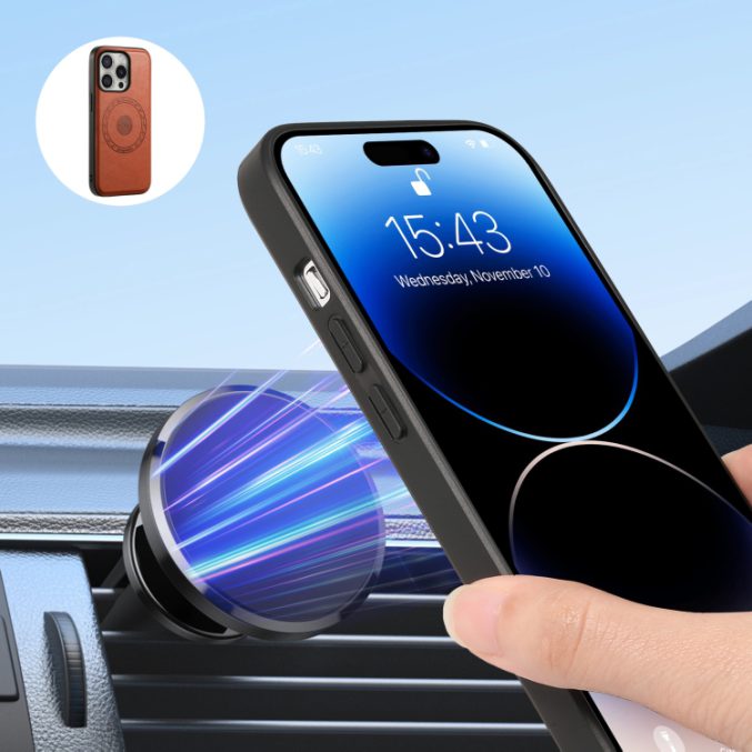 Skinnetui med MagSafe – Avtakbar lommebok for iPhone 16 Pro - Bilde 6