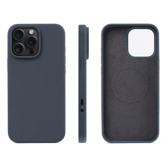 iPhone 16 Pro Max Silikon MagSafe mobildeksel - Sort