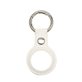 AirTag-etui i imitert skinn - Hvit