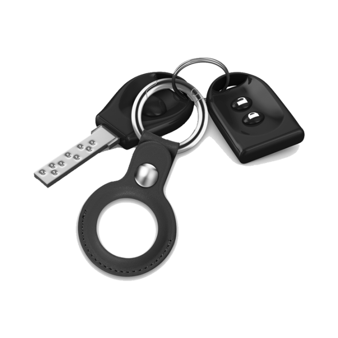 AirTag-etui i imitert skinn