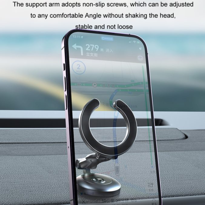 Sammenleggbar MagSafe mobilholder i aluminium for bil - Bilde 6