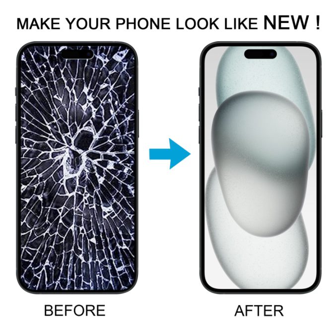 Bytte skjerm på iPhone 15 Plus - Bilde 13