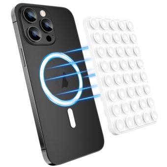 MagSafe grep med sugekoppfeste til mobil - Hvit