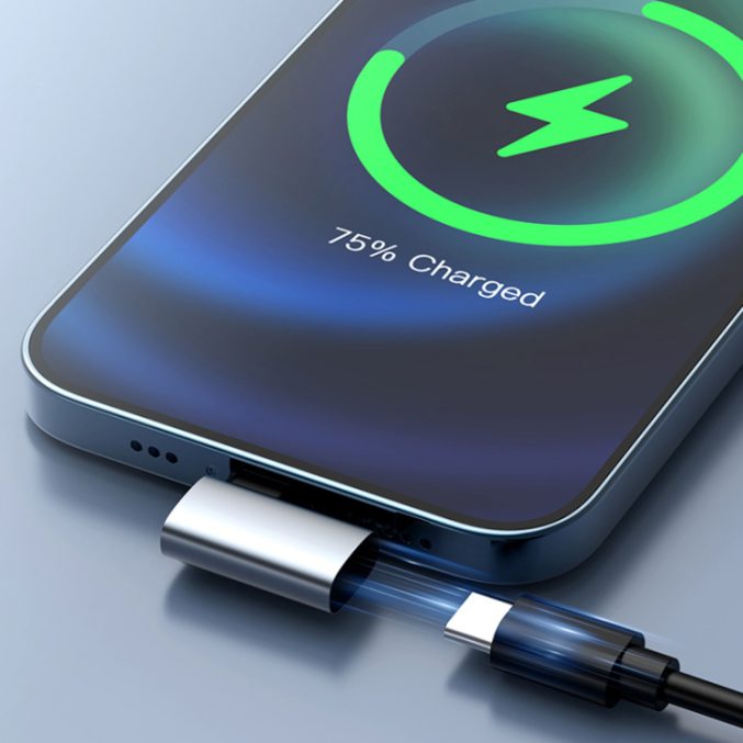 60W Lightning vinkeladapter til USB-C - Bilde 2