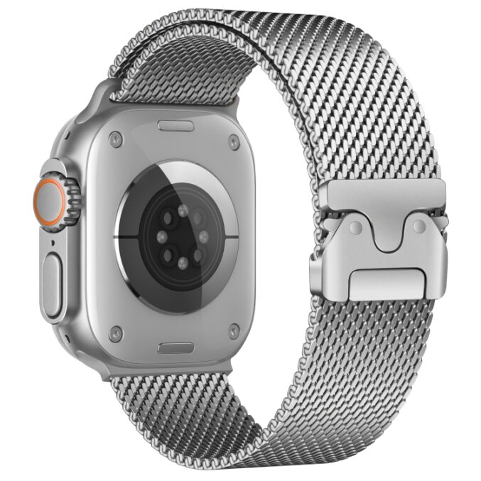 Apple Watch milanesereim i stål med klassisk lås - Bilde 11