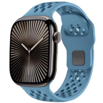Sporty mesh silikonreim – for Apple Watch - 38 / 40 / 41 / 42 mm, Premium blå