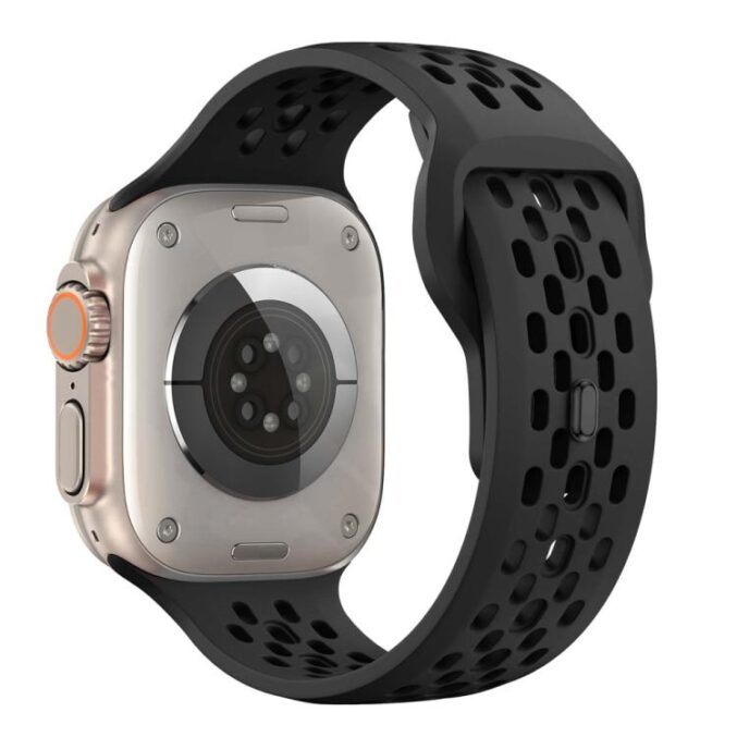 Sporty mesh silikonreim – for Apple Watch - Bilde 12