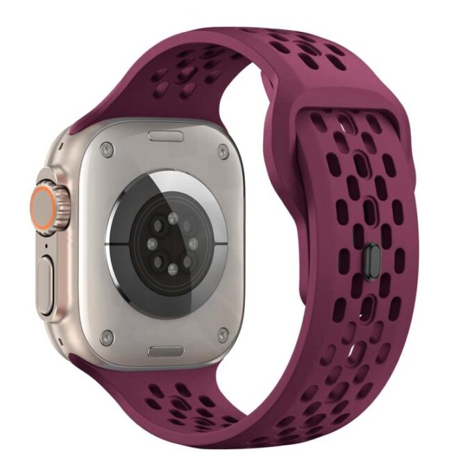 Sporty mesh silikonreim – for Apple Watch - Bilde 16