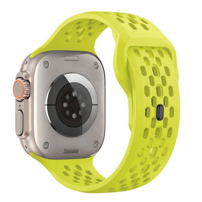 Sporty mesh silikonreim – for Apple Watch - Bilde 18