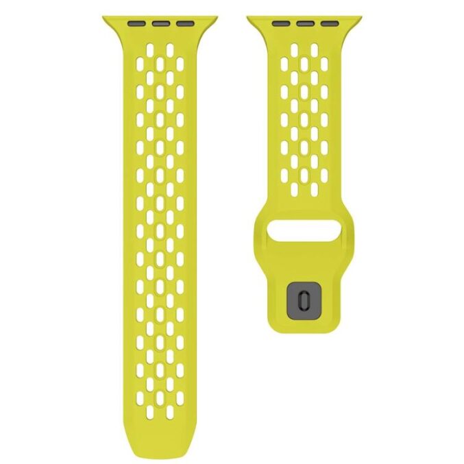 Sporty mesh silikonreim – for Apple Watch - Bilde 19